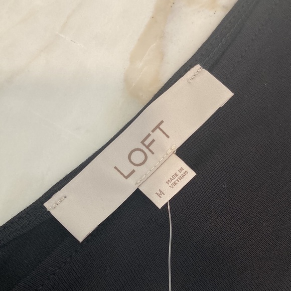 LOFT MAXI DRESS WOMEN SIZE M BLACK SLEEVELESS NEW - Picture 8 of 10